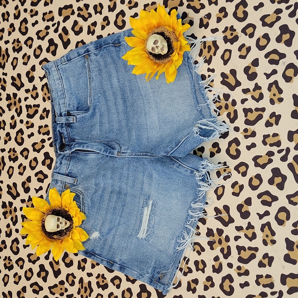 Blank NYC Cut Off Denim Shorts Size 28